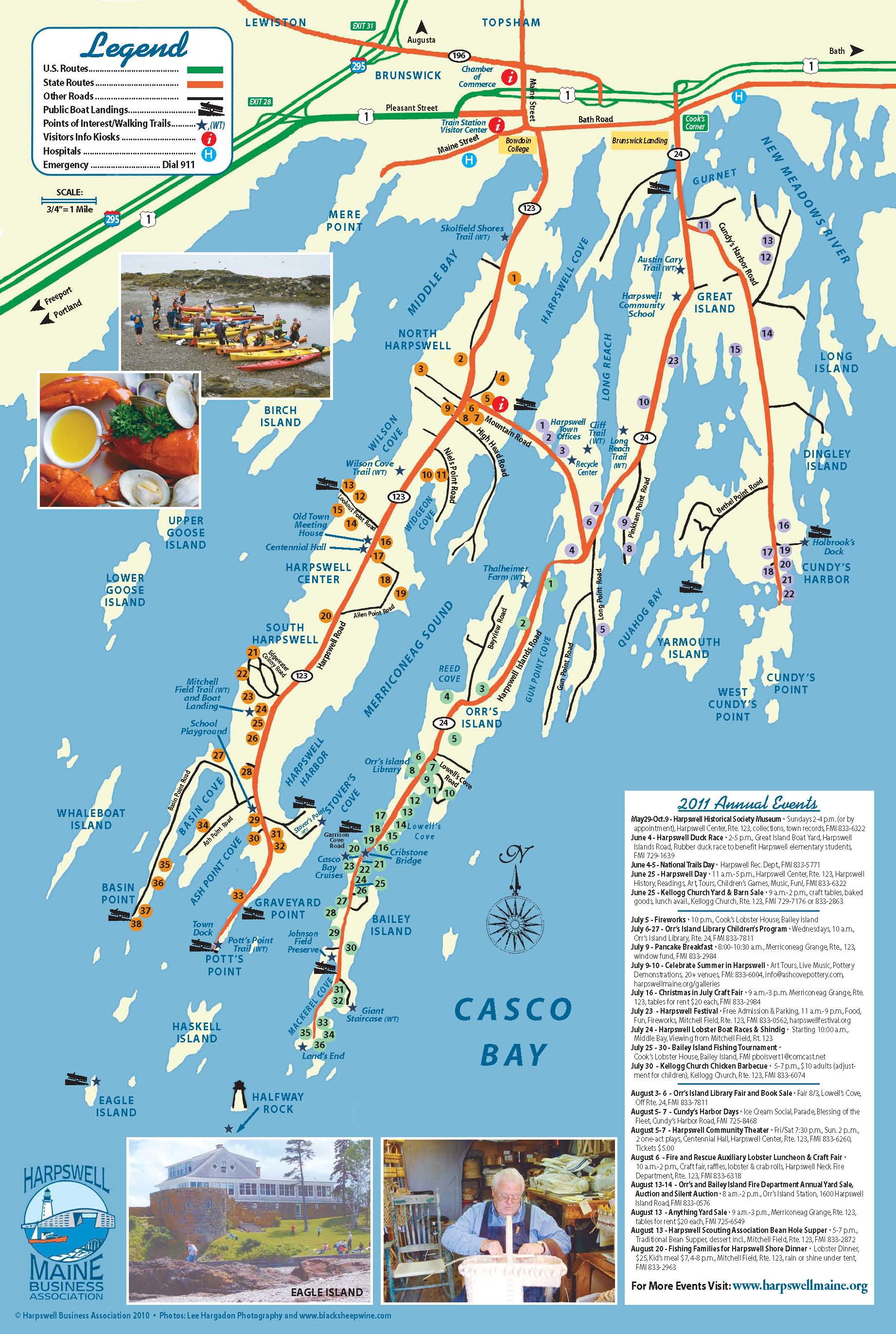 Harpswell Maine Map Harpswell Maine map